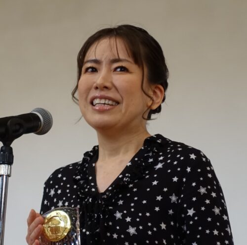  小説部門大賞の岡田さん